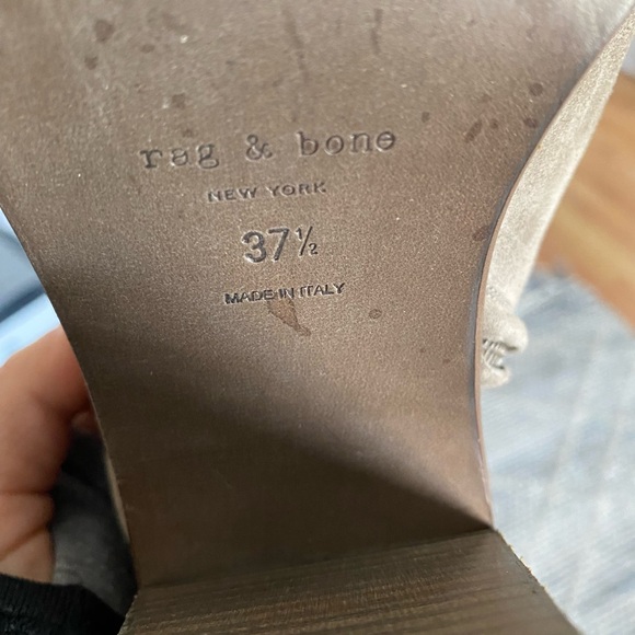 Rag & Bone suede open-toe ankle boot - Picture 5 of 5